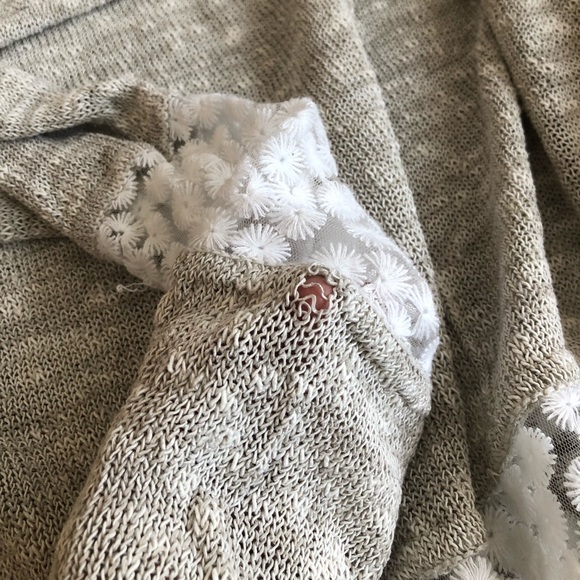 French connection Laila sweater- oatmeal sizeM - Picture 8 of 8